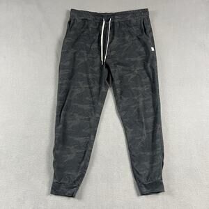 Vuori Pants Womens Medium Gray Camo Performance Jogger Stretch Pockets Casual
